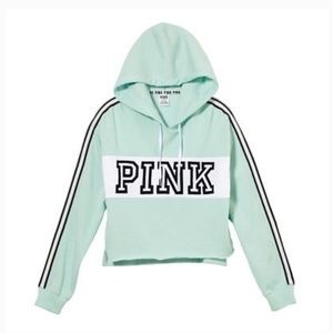 NWOT Victoria's Secret Pink Cropped Hoodie
